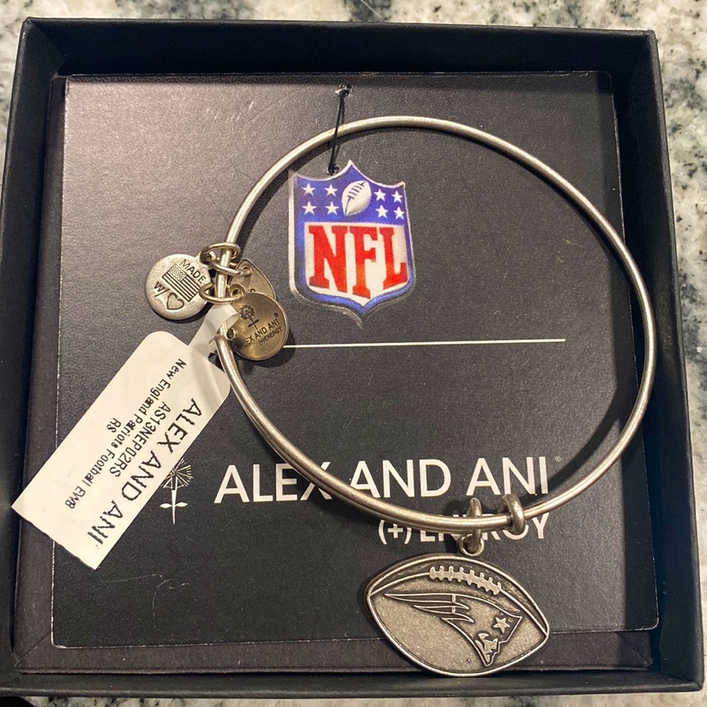 Alex and Ani Patriots NFL Bracelet